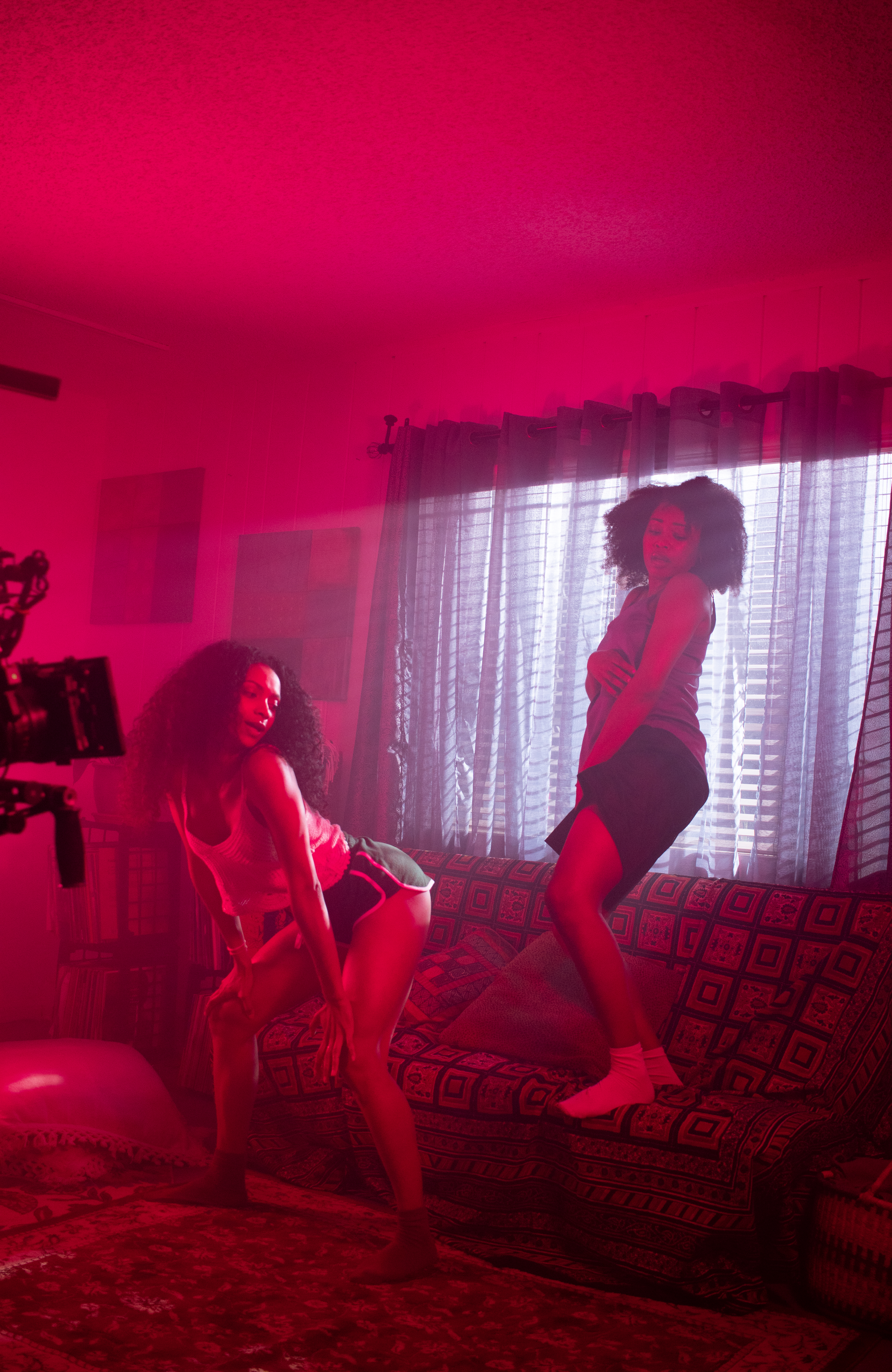 Trishauna Clarke and Farelle Walker in Tender (2020)